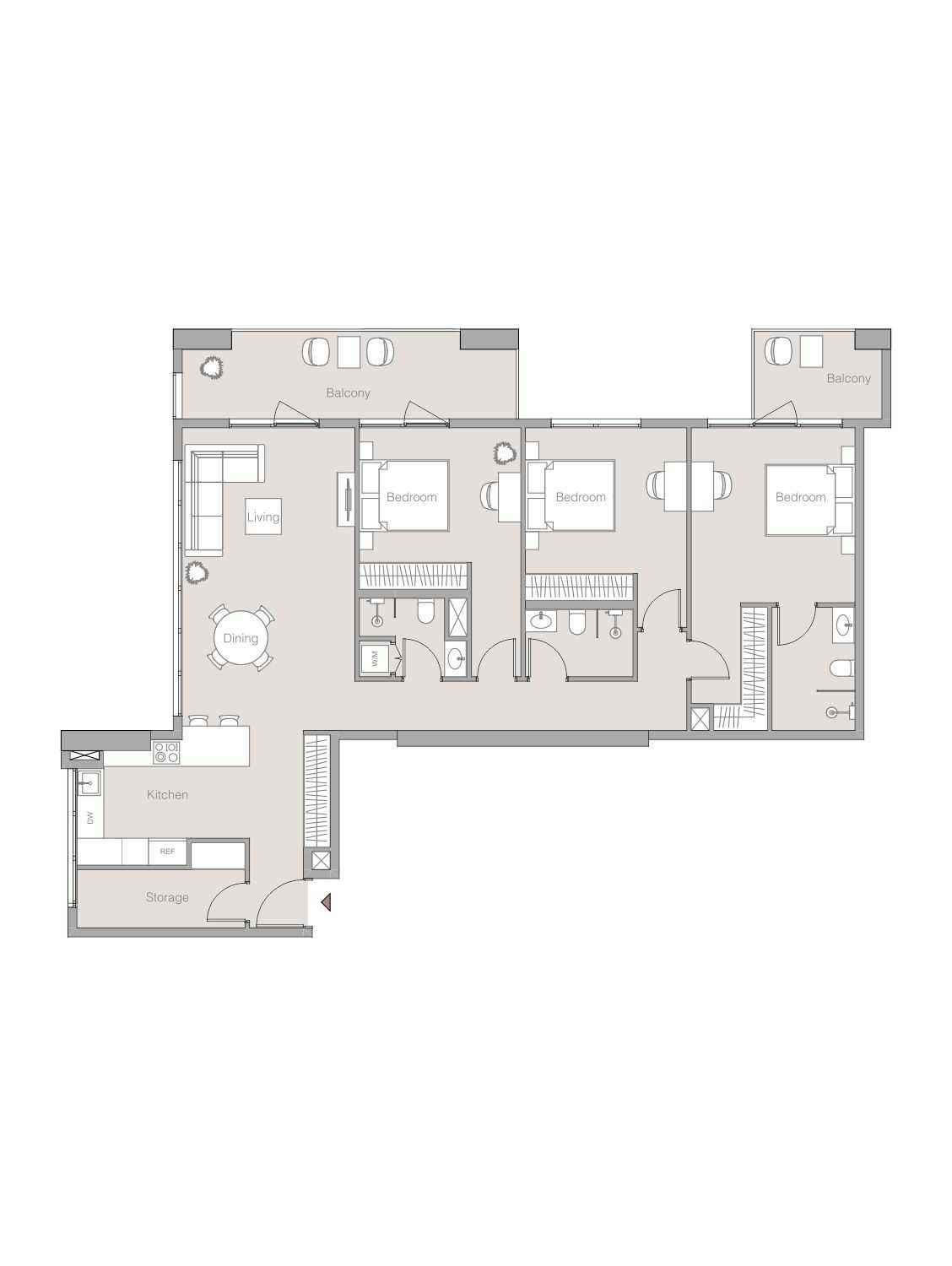 Type B - 3BHK_copy_100